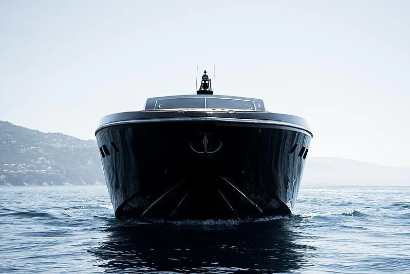 a boat in the water aboard CARA MONTANA Yacht for Sale