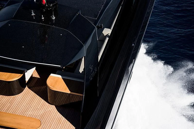 a boat on the water aboard CARA MONTANA Yacht for Sale
