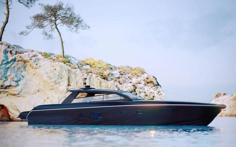 a boat in the water aboard CARA MONTANA Yacht for Sale