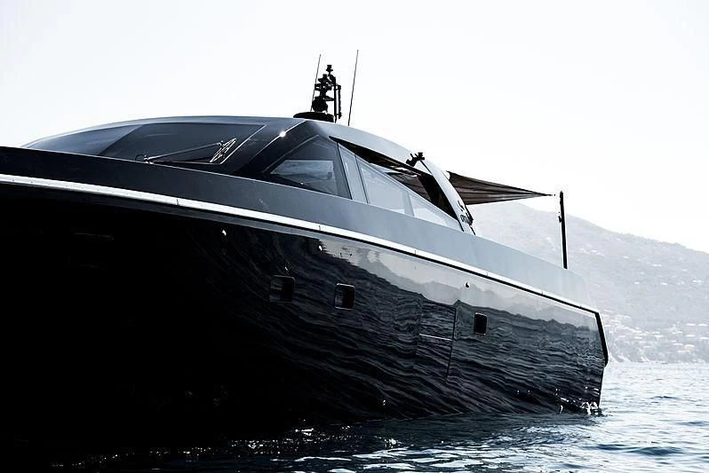a submarine in the water aboard CARA MONTANA Yacht for Sale