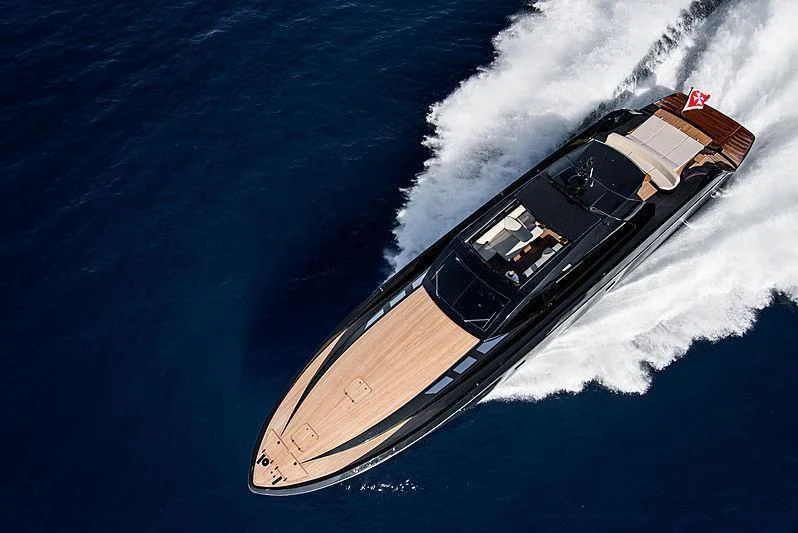 a ship in the water aboard CARA MONTANA Yacht for Sale