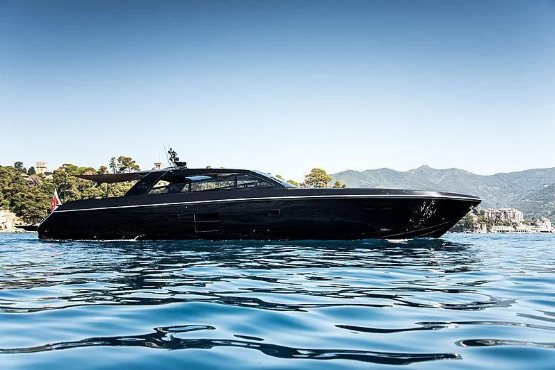 a boat on the water aboard CARA MONTANA Yacht for Sale