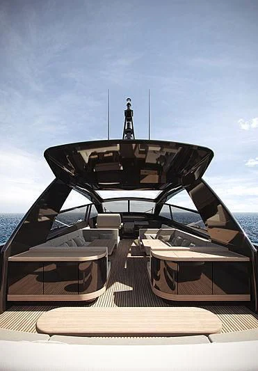 a boat on a dock aboard CARA MONTANA Yacht for Sale