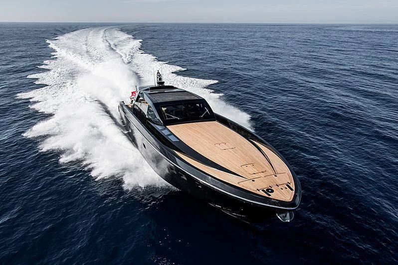 a submarine on the water aboard CARA MONTANA Yacht for Sale