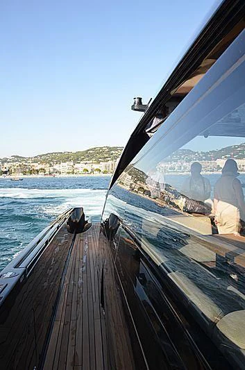 a boat on the water aboard CARA MONTANA Yacht for Sale