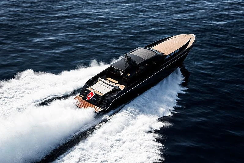 a submarine on the water aboard CARA MONTANA Yacht for Sale