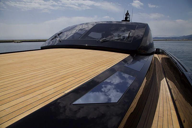a boat on the water aboard CARA MONTANA Yacht for Sale