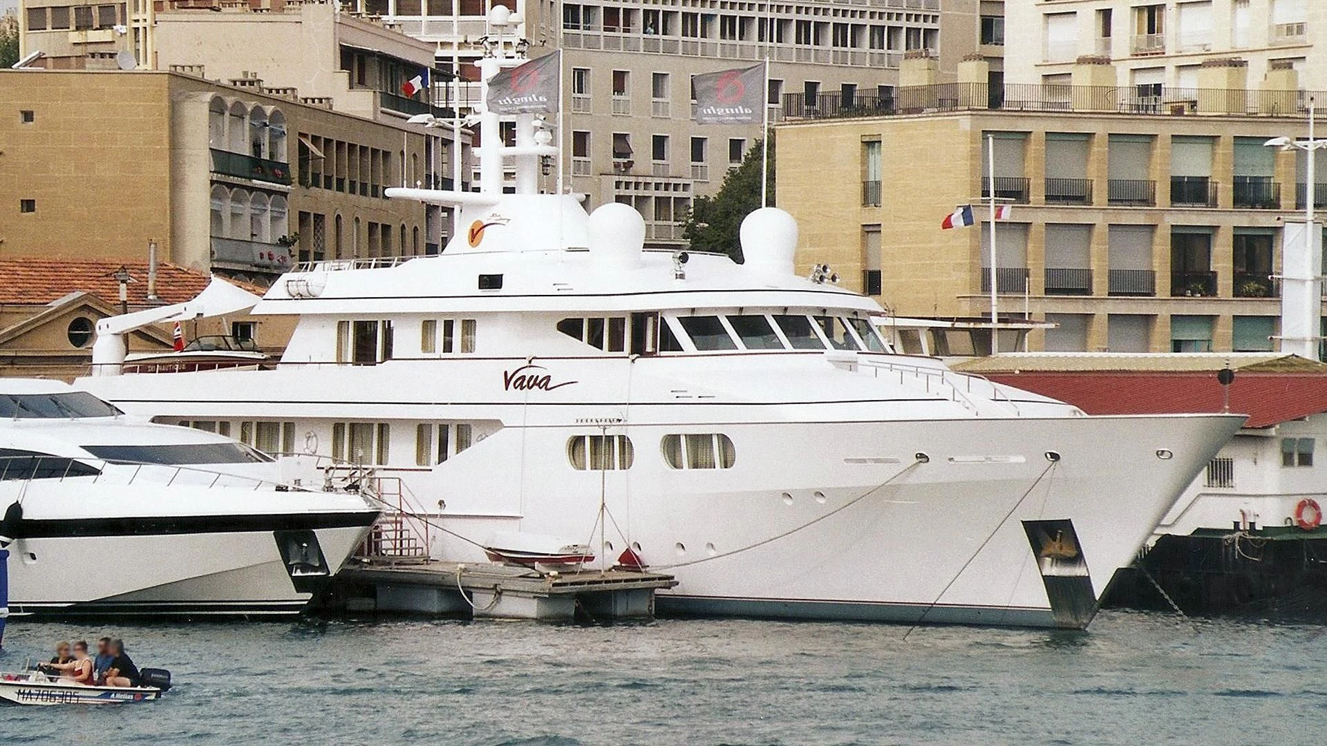 a couple of boats in the water aboard VAVA Yacht for Sale