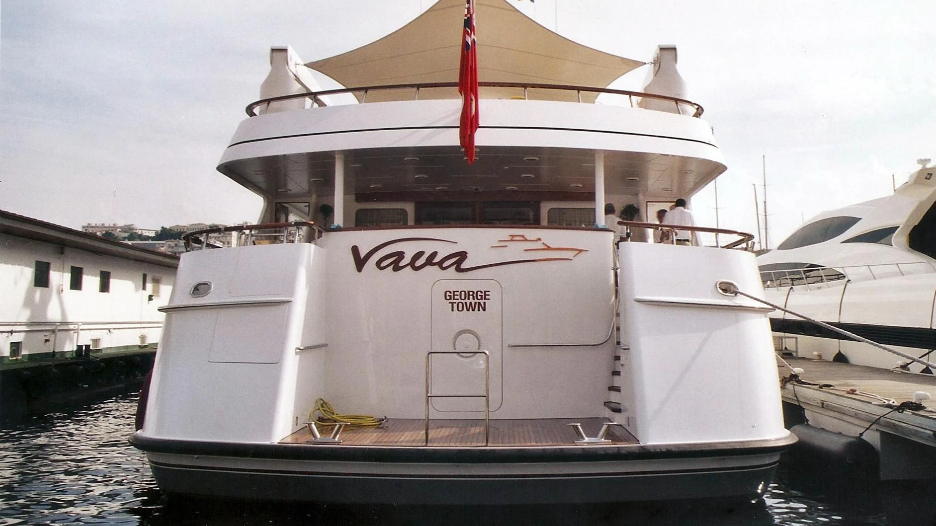 a boat on the water aboard VAVA Yacht for Sale