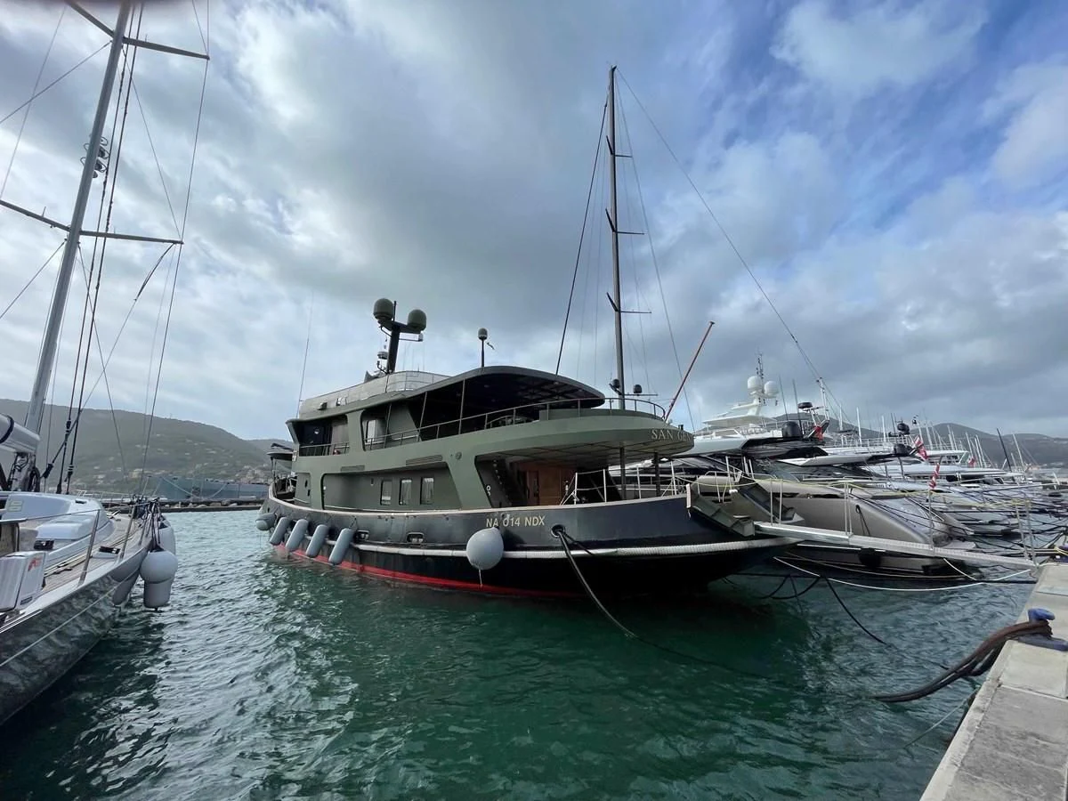 a boat in the water aboard SAN GENNARO Yacht for Sale