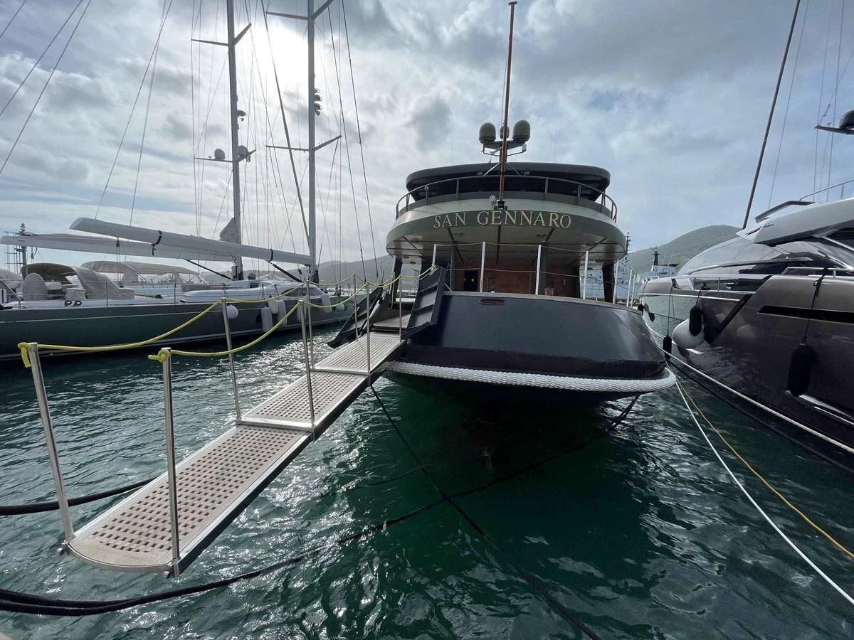 boats in the water aboard SAN GENNARO Yacht for Sale