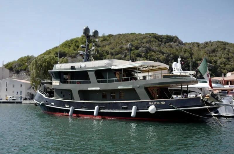 a boat on the water aboard SAN GENNARO Yacht for Sale