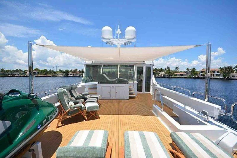 a boat on the water aboard KASHMIR Yacht for Charter
