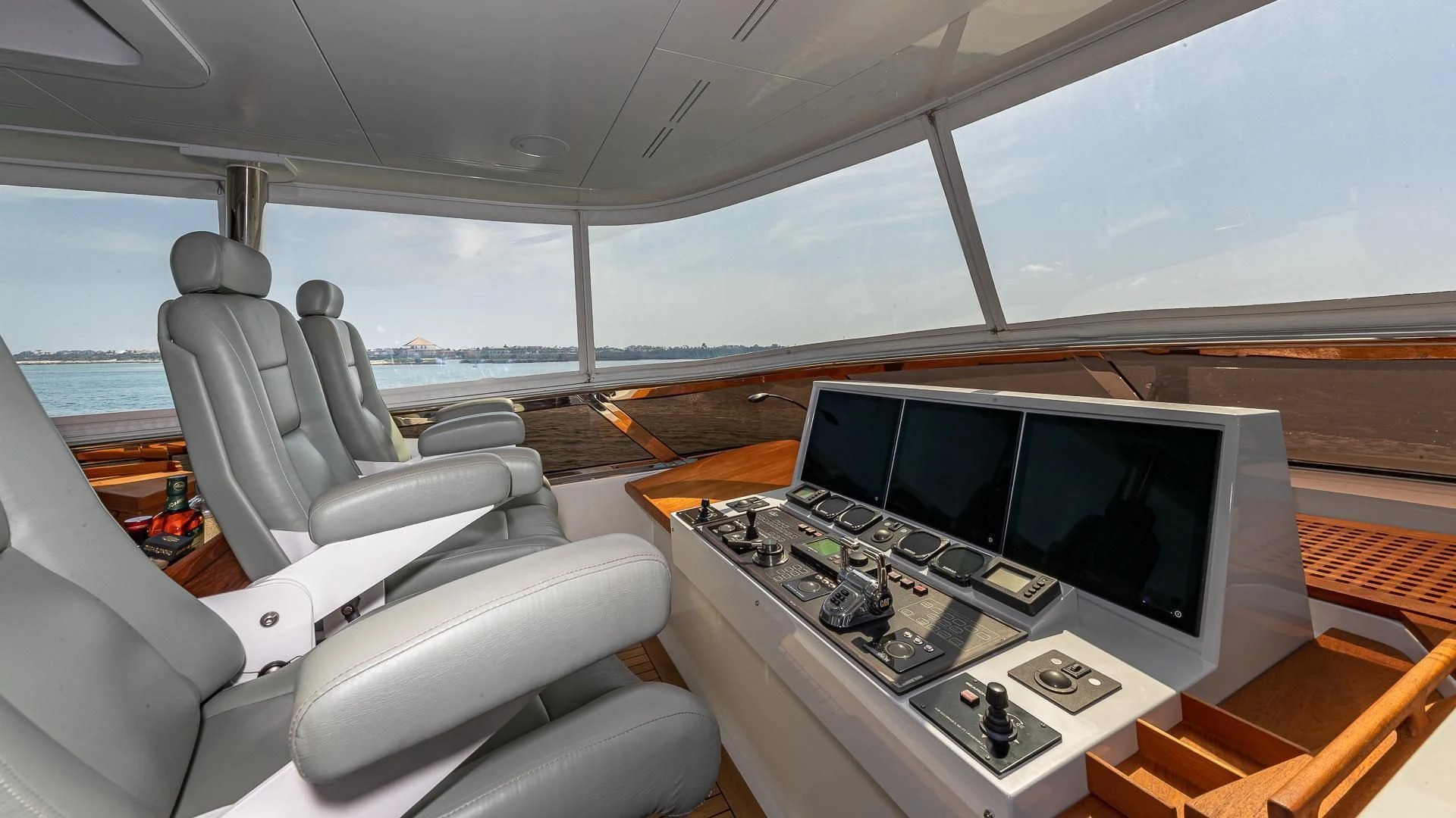 inside of a boat aboard KASHMIR Yacht for Charter