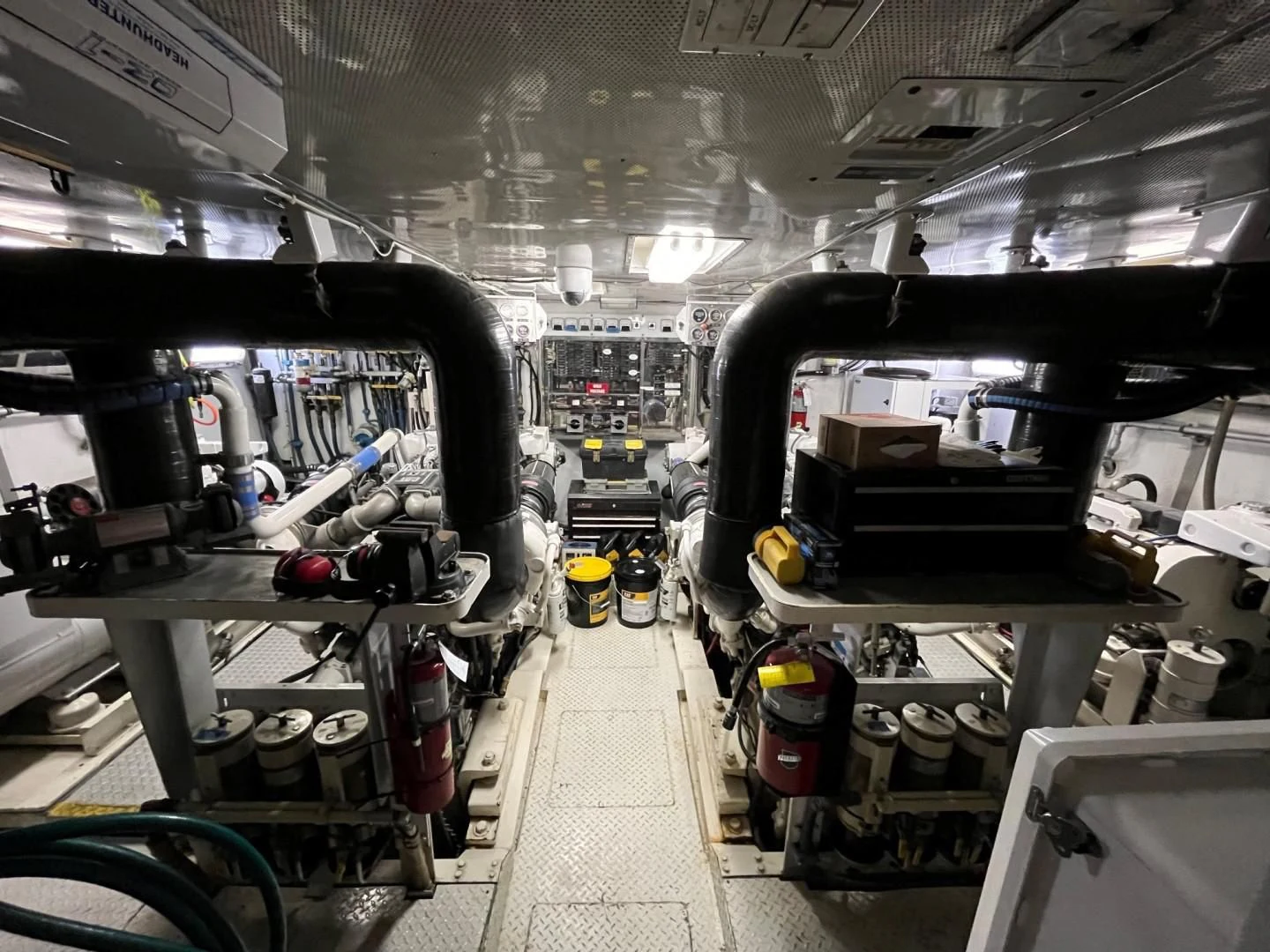 inside of a factory aboard SEAQUEST Yacht for Sale