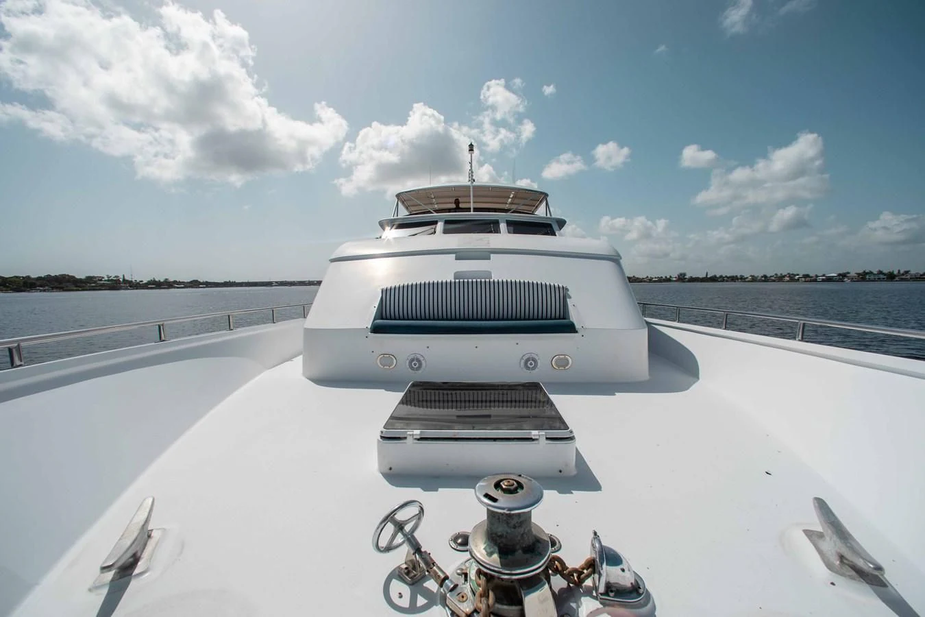 a boat on a snowy beach aboard SEAQUEST Yacht for Sale