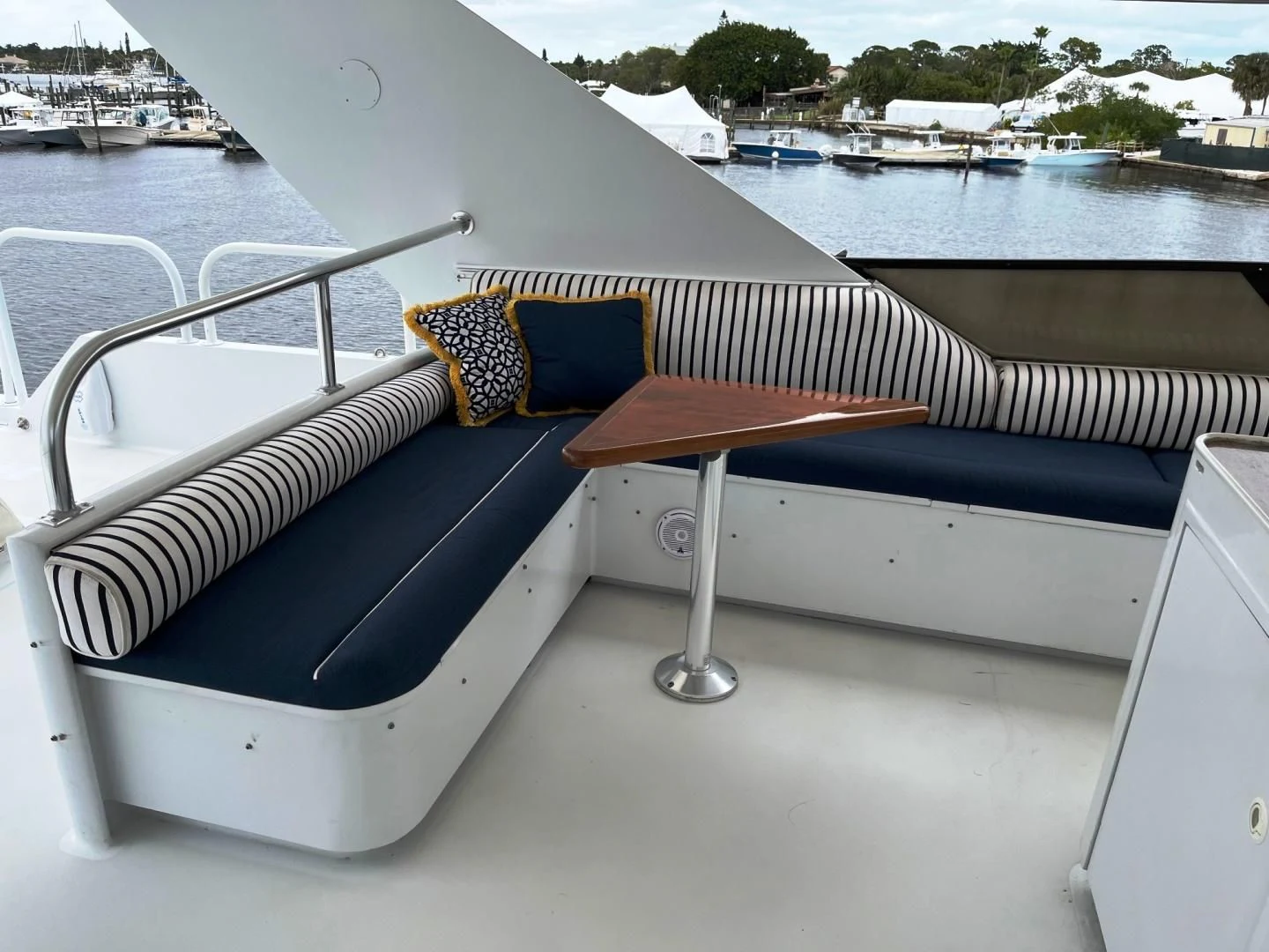 a boat on the water aboard SEAQUEST Yacht for Sale