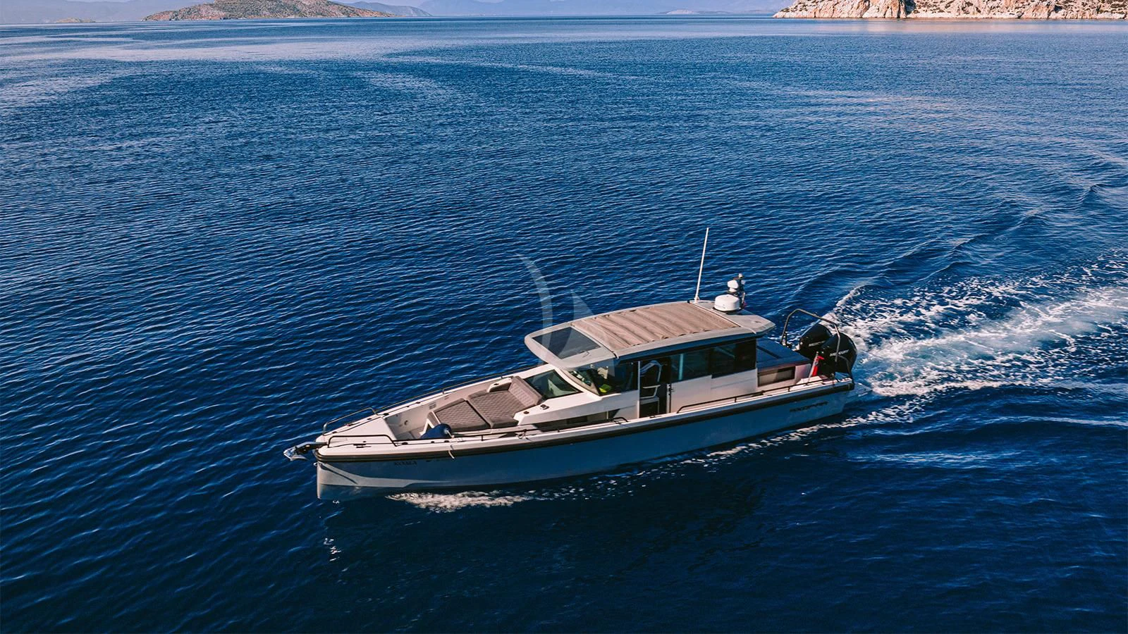 a boat in the water aboard NATALIA V Yacht for Sale