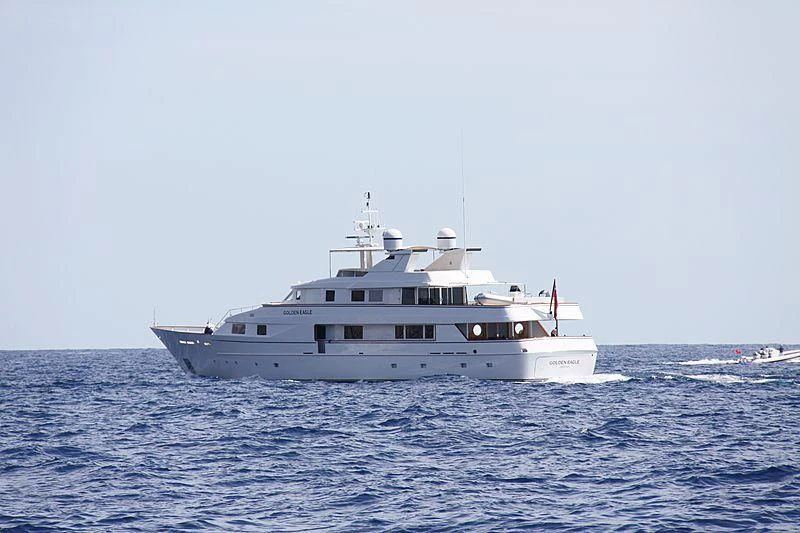 a boat in the water aboard NATALIA V Yacht for Sale