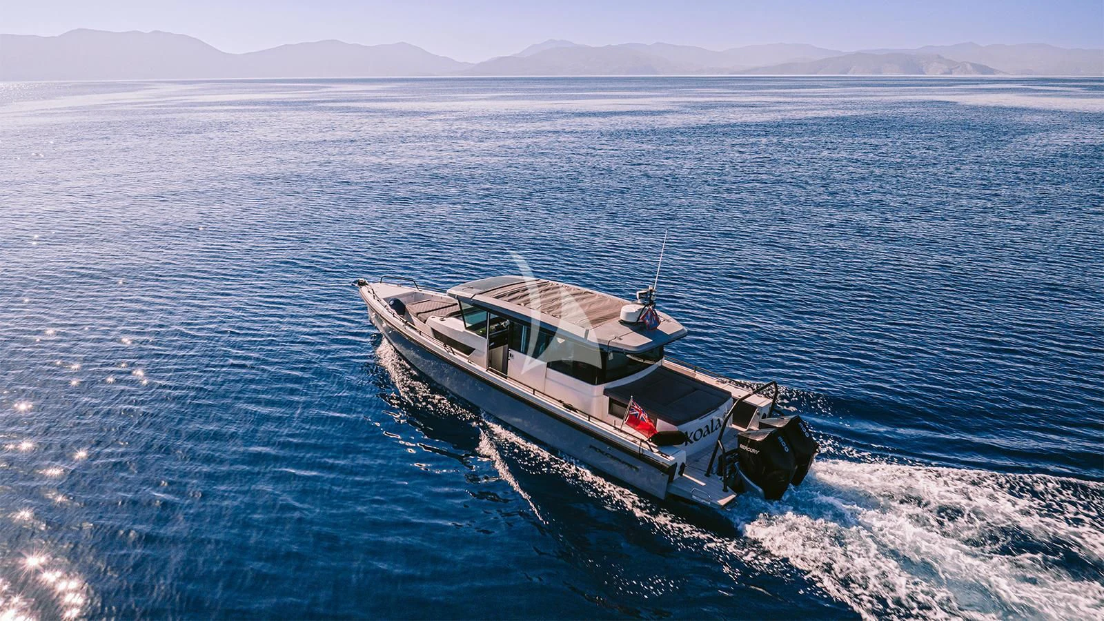 a boat in the water aboard NATALIA V Yacht for Sale