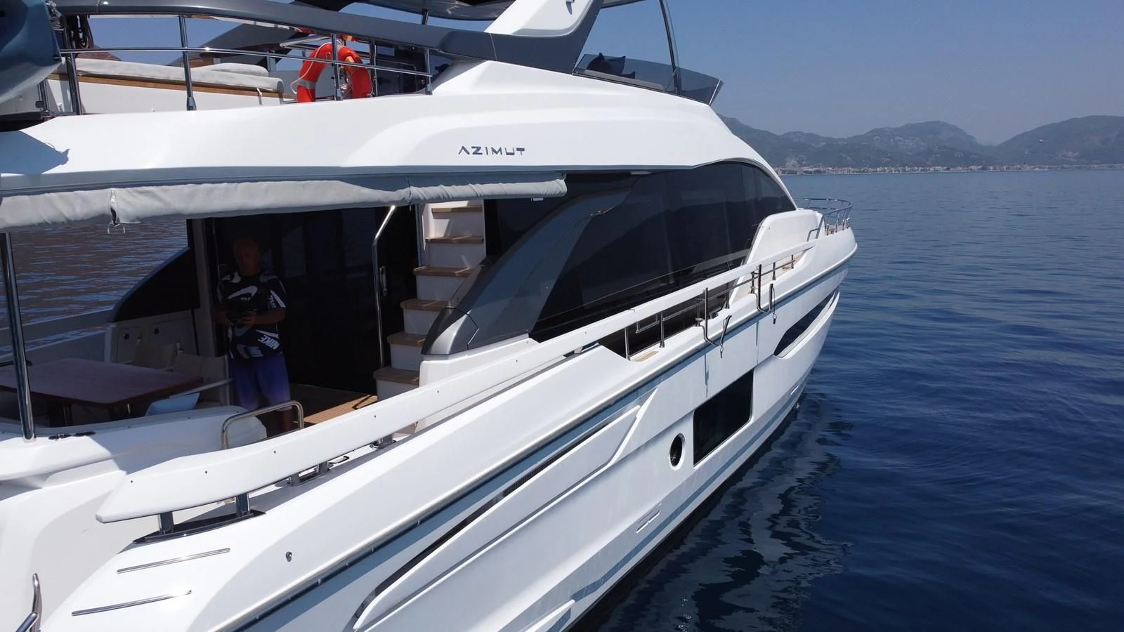a boat on the water aboard ANANDA Yacht for Sale