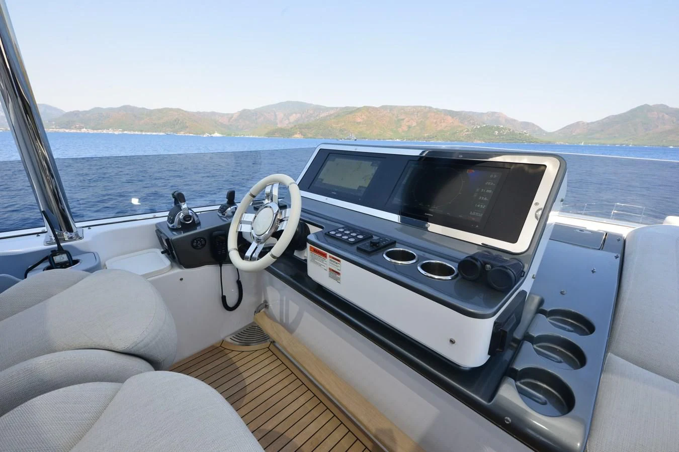 the inside of a boat aboard ANANDA Yacht for Sale