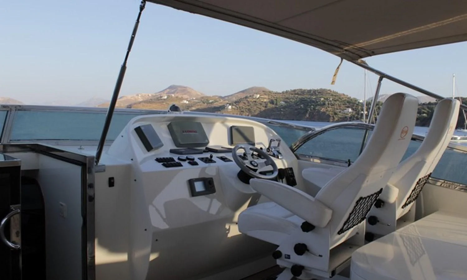 a couple of airplanes on a runway aboard CORAL Yacht for Sale