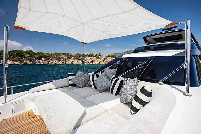 a boat on the water aboard BALANCE Yacht for Sale