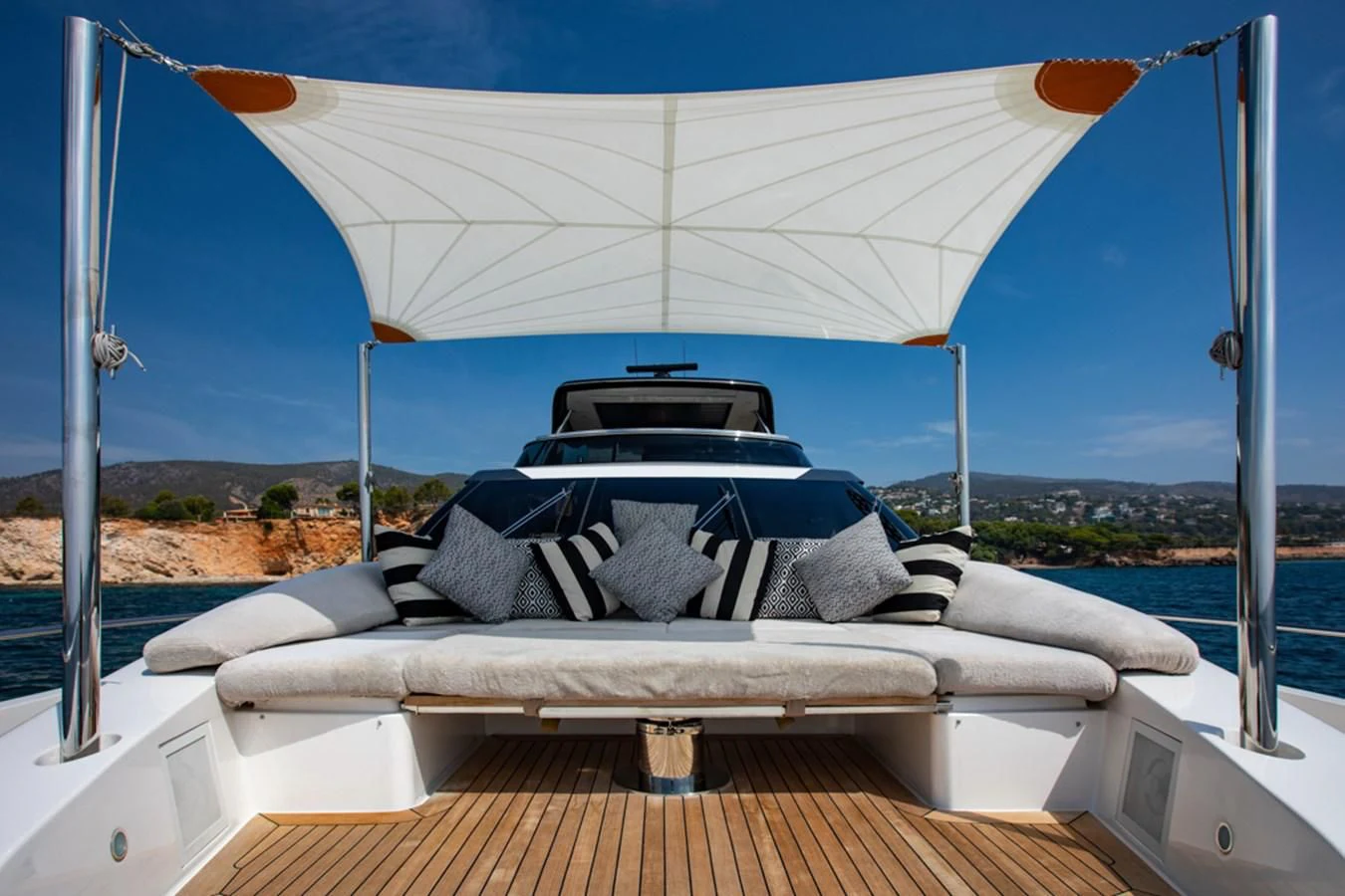 a boat on the water aboard BALANCE Yacht for Sale