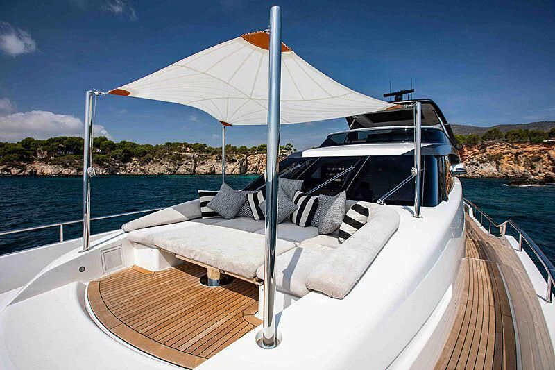 a boat on the water aboard BALANCE Yacht for Sale