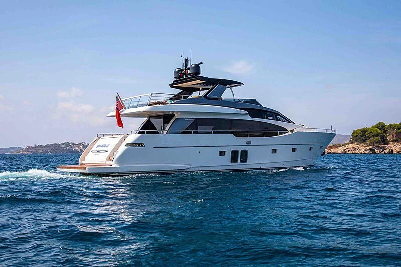 a boat on the water aboard BALANCE Yacht for Sale