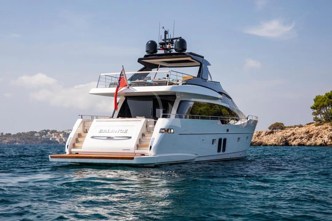 a boat on the water aboard BALANCE Yacht for Sale