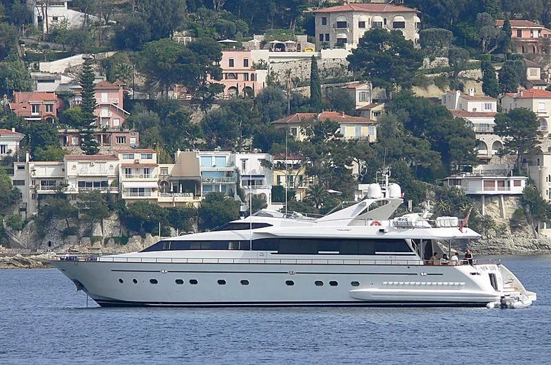 a boat on the water aboard LUMINOUS Yacht for Sale