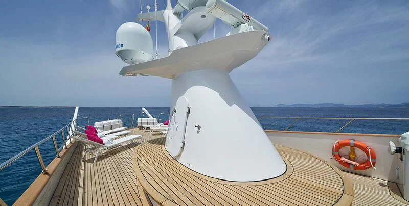 a boat on the water aboard DENEB'S DAUGHTERS Yacht for Sale
