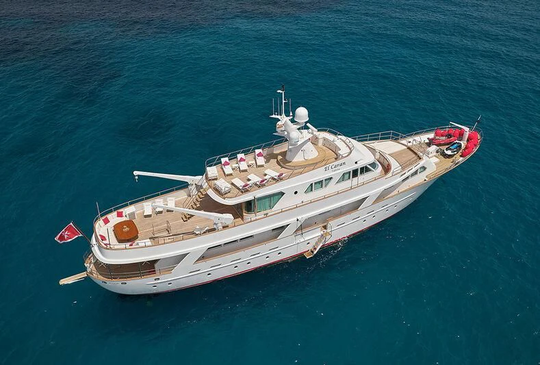 a boat in the water aboard DENEB'S DAUGHTERS Yacht for Sale