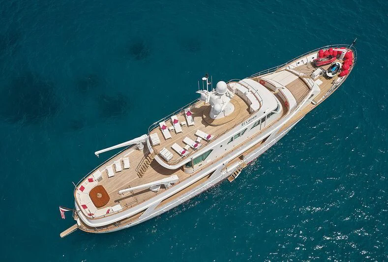 a ship in the water aboard DENEB'S DAUGHTERS Yacht for Sale