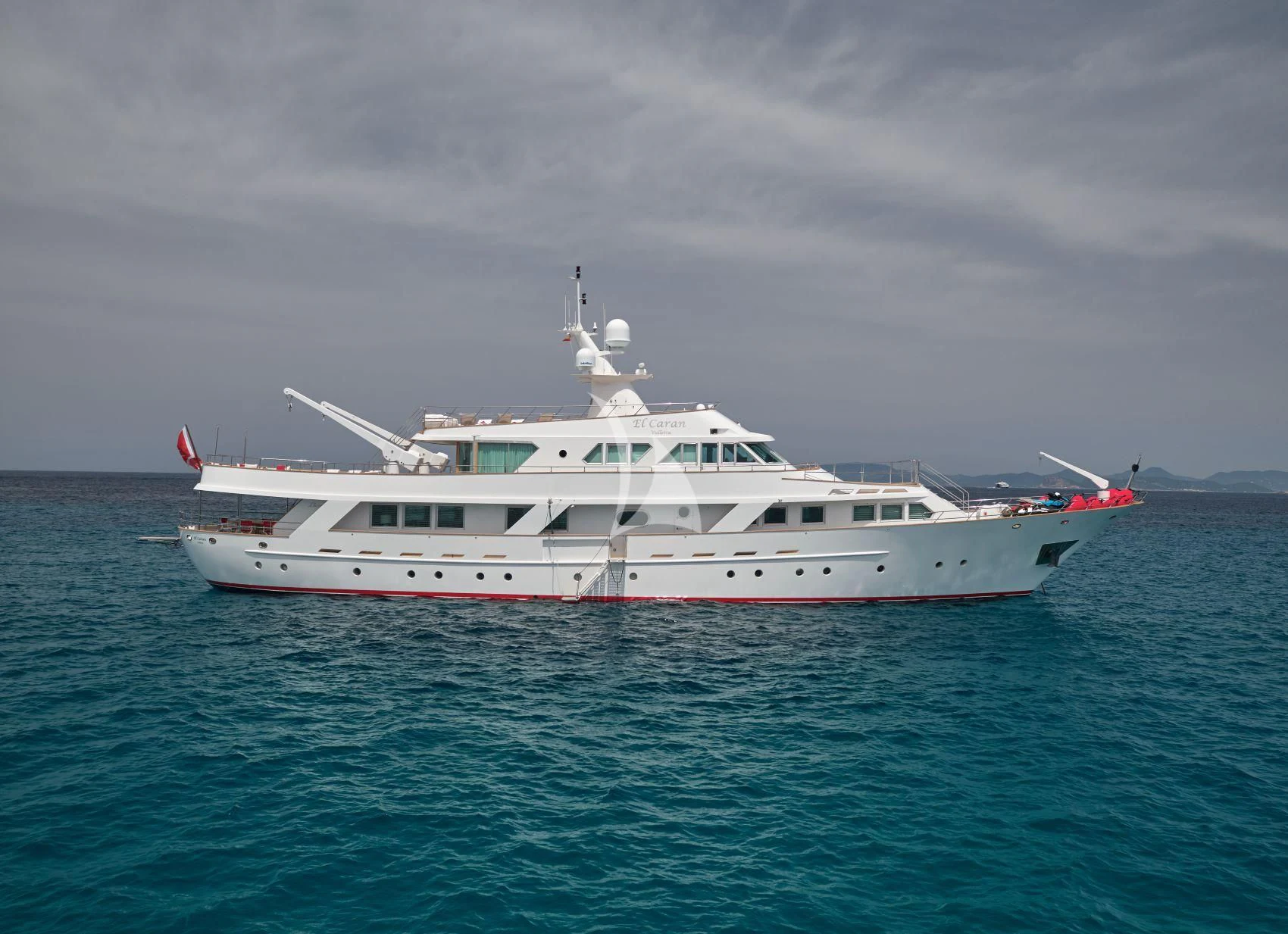 a boat in the water aboard DENEB'S DAUGHTERS Yacht for Sale