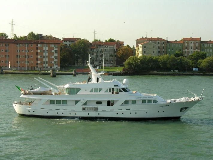 a boat on the water aboard DENEB'S DAUGHTERS Yacht for Sale