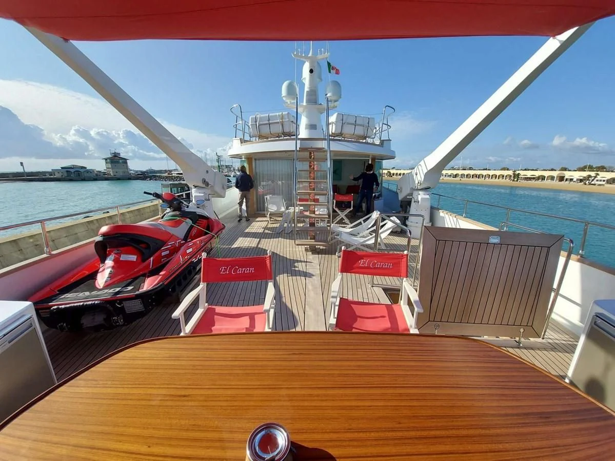 a boat on a body of water aboard DENEB'S DAUGHTERS Yacht for Sale