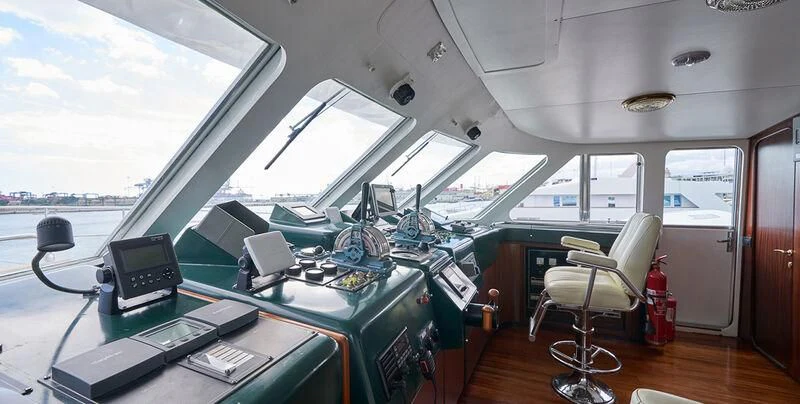 inside of a vehicle aboard DENEB'S DAUGHTERS Yacht for Sale