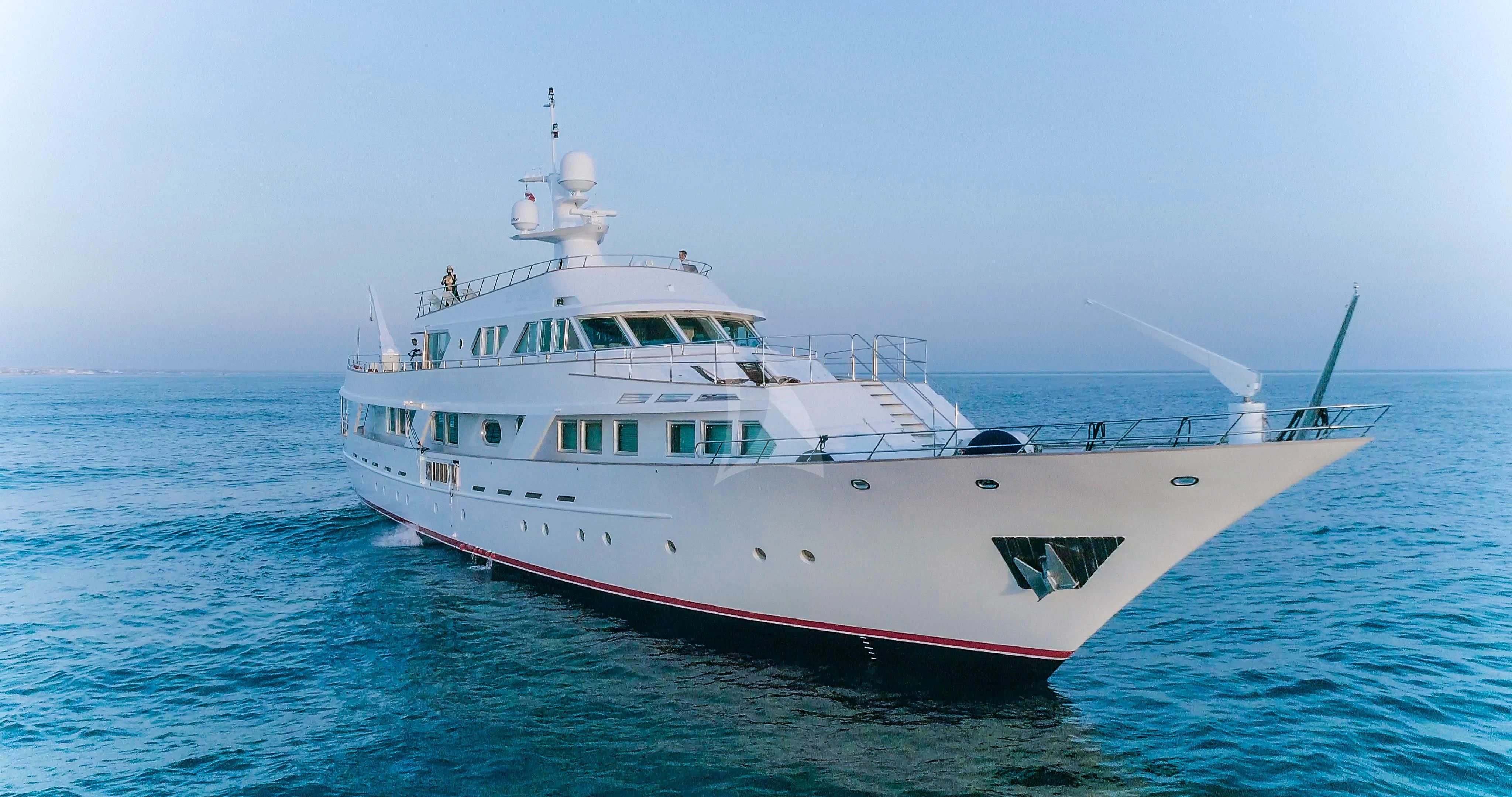 a boat on the water aboard DENEB'S DAUGHTERS Yacht for Sale