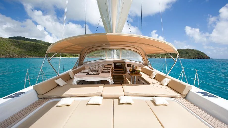 a boat on the water aboard THIRTY NINE Yacht for Sale