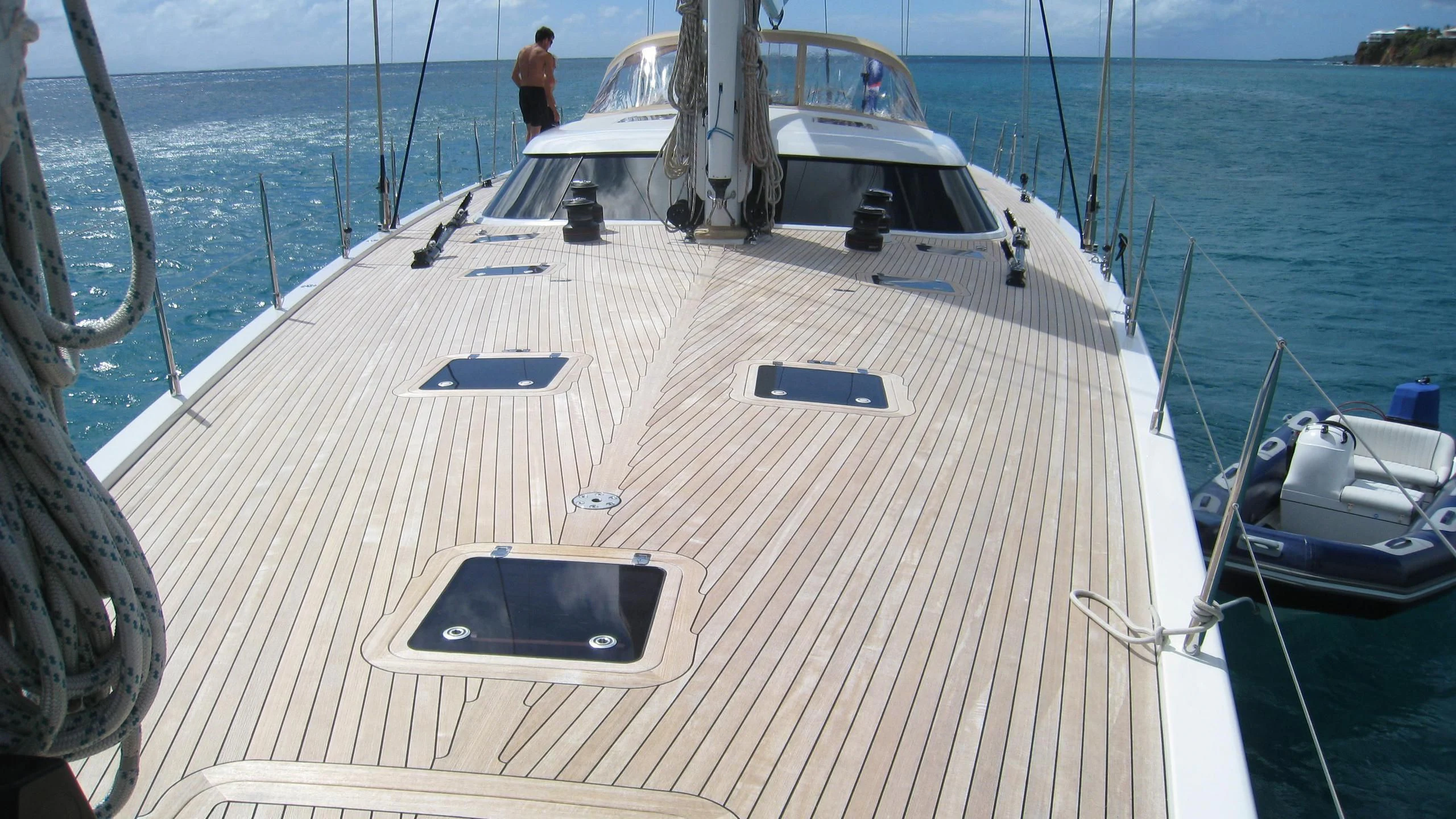 a boat on the water aboard THIRTY NINE Yacht for Sale