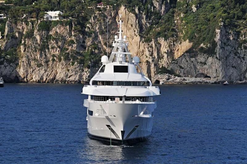 a boat on the water aboard VIBRANT CURIOSITY Yacht for Sale