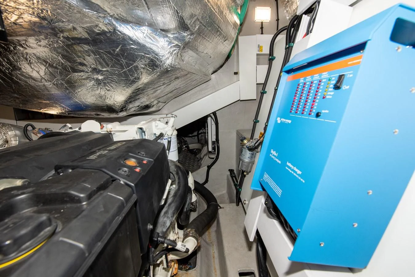 a machine in a room aboard INCENTIVIZED Yacht for Sale