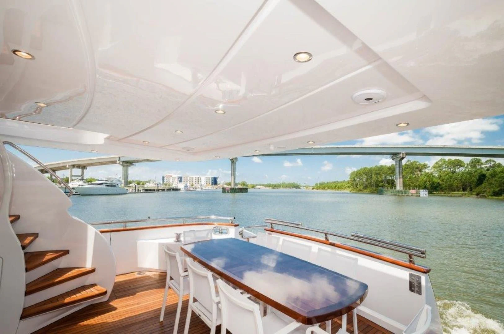 a boat on the water aboard NEVER REST Yacht for Sale