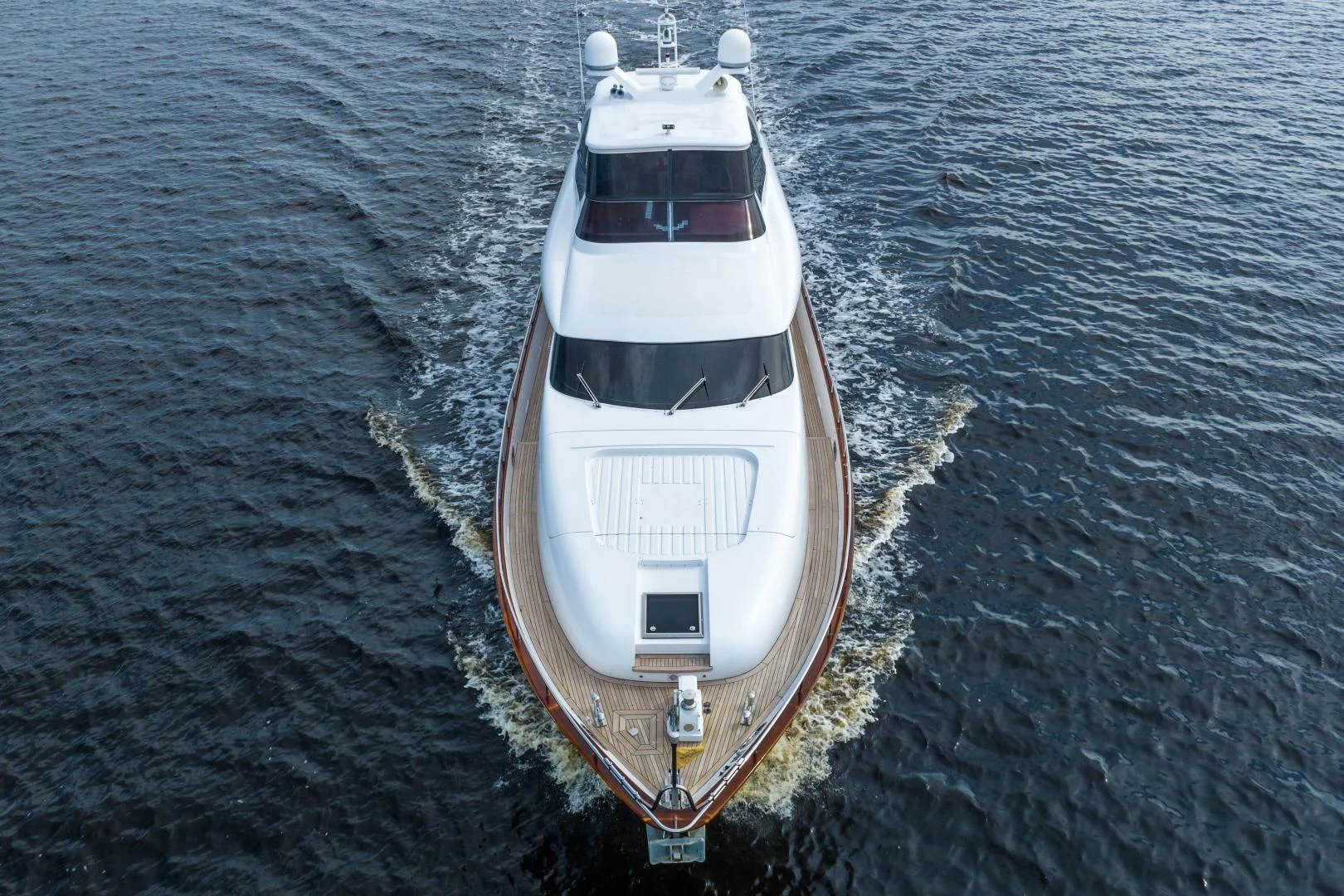 a boat in the water aboard NEVER REST Yacht for Sale