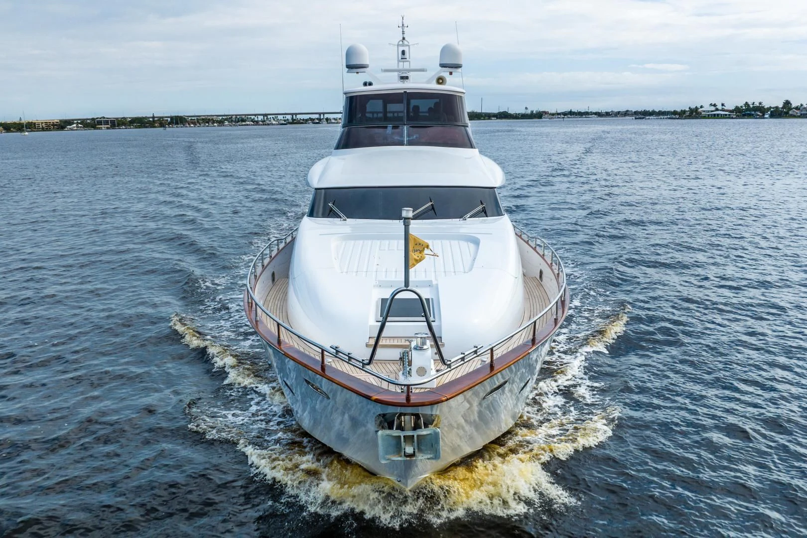 a boat on the water aboard NEVER REST Yacht for Sale