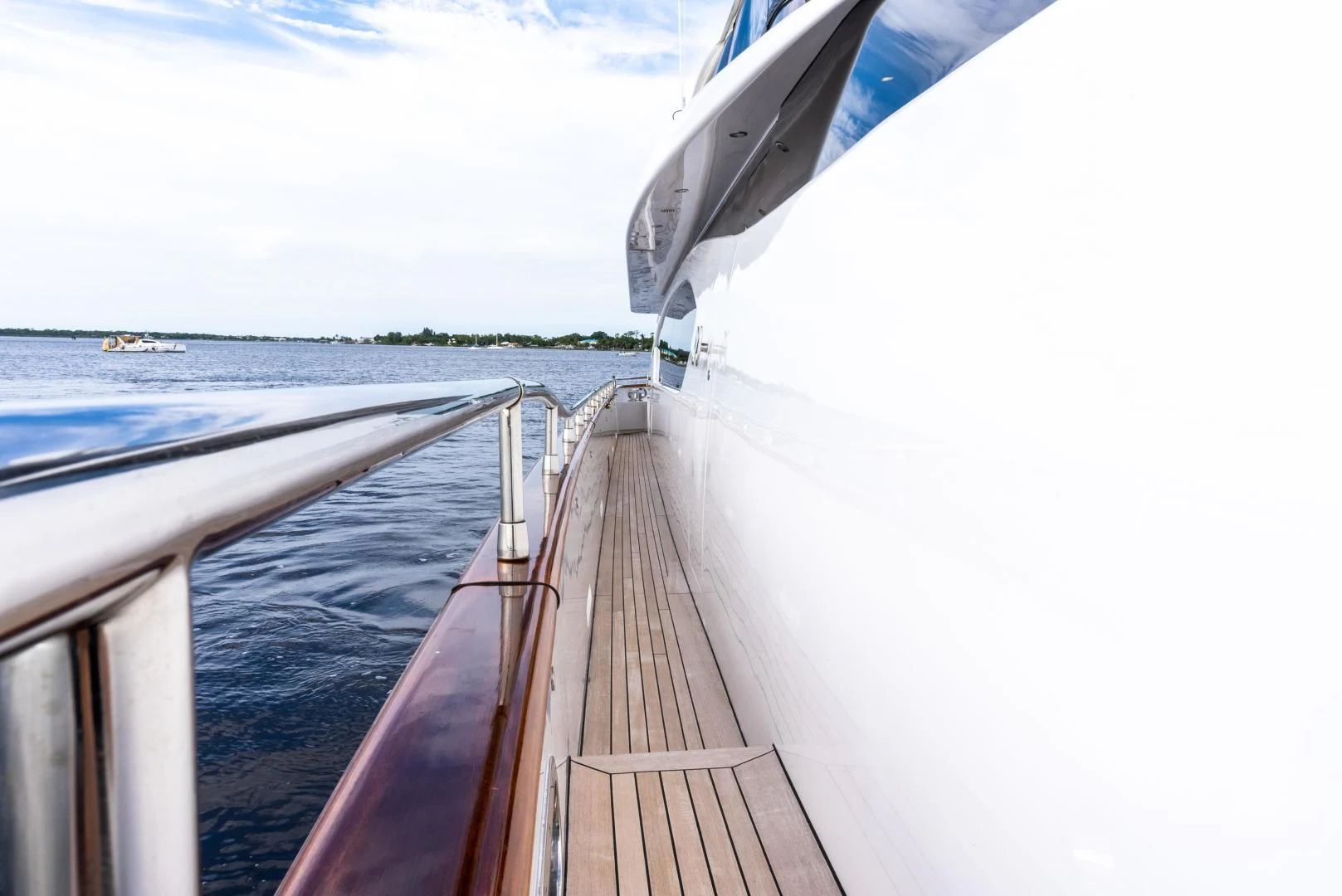 a boat on the water aboard NEVER REST Yacht for Sale