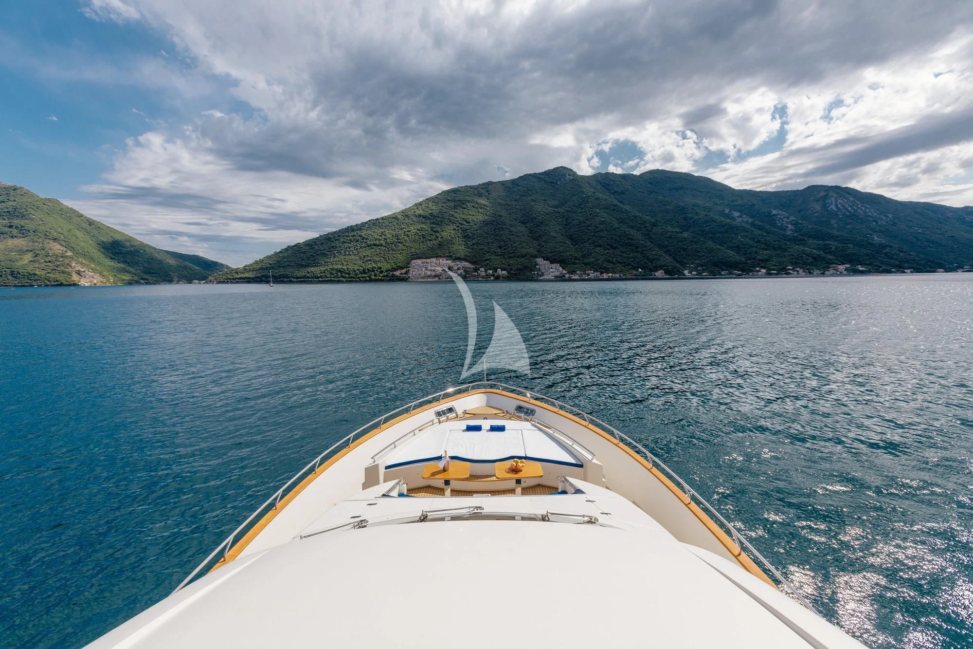 a boat on the water aboard LADY MURA Yacht for Sale